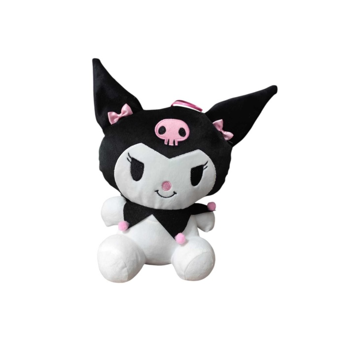 Kawaii Sanrio Sakura Kuromi Peluş Oyuncak 35 Cm Uyku Arkadaşım