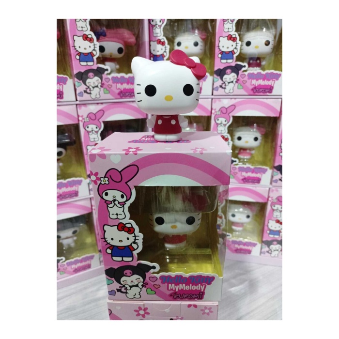 Hello kitty kaliteli figür kırmızı