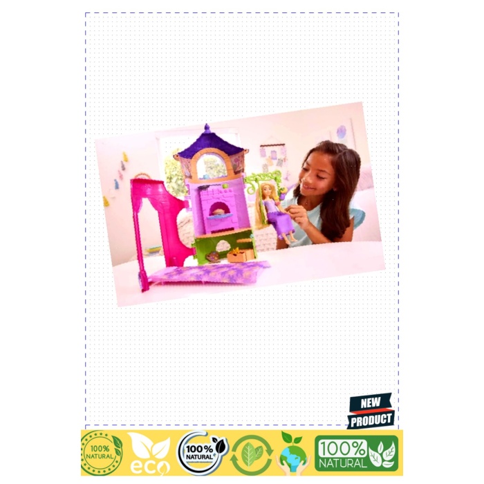 Hlw30 Rapunzelin Kulesi Kız Erkek Çocuk Oyuncakları Eğitici Oyuncaklar