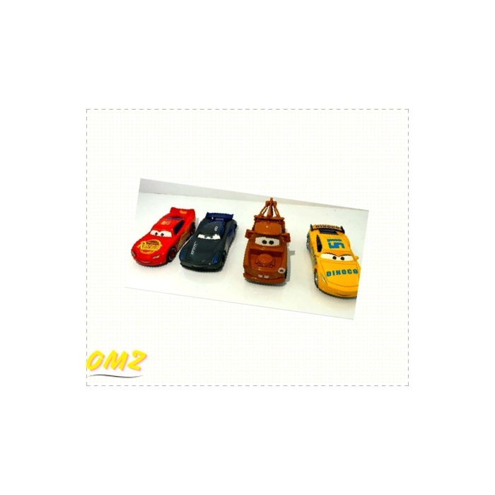 Cars Şimşek Mcqueen Mater Oyuncak Arabalar 4lü Set Kız Cocuk Erkek Cocuk Oyuncak Egitici Oyuncak Er