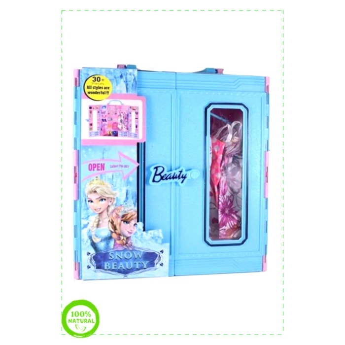 Frozen Elsa Anna Elbise Gardrobum Karlar Kraliçesi Kıyafet Dolabım Kız Cocuk Egitici Oyuncaklar