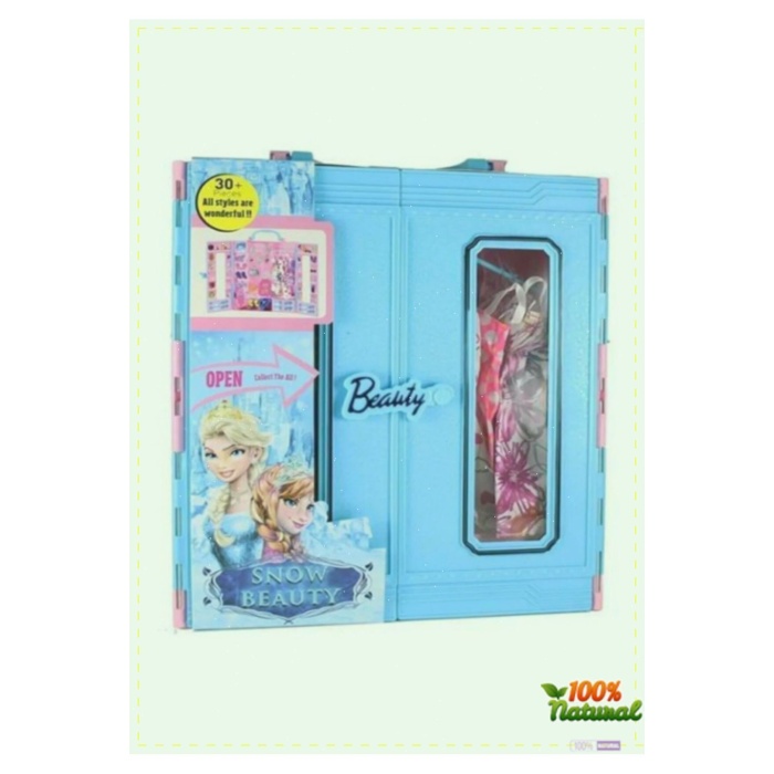 Frozen Elsa Anna Elbise Gardrobum Karlar Kraliçesi Kıyafet Dolabım Kız Cocuk Egitici Oyuncaklar