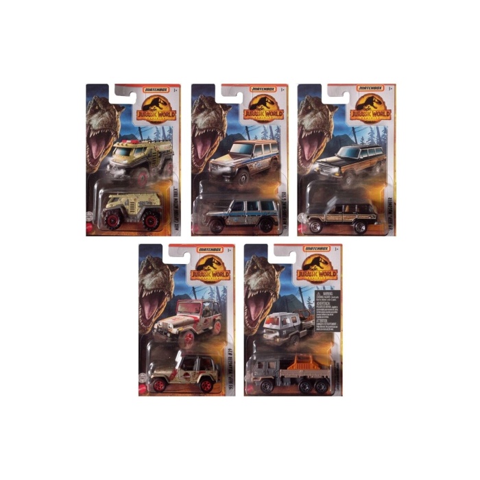 1:64 Jurassic World Araçlar 5li Set FMW90-965N