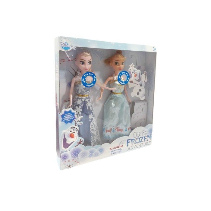 Anna Ve Elsa Sesli Müzikli Bebek Rs14288