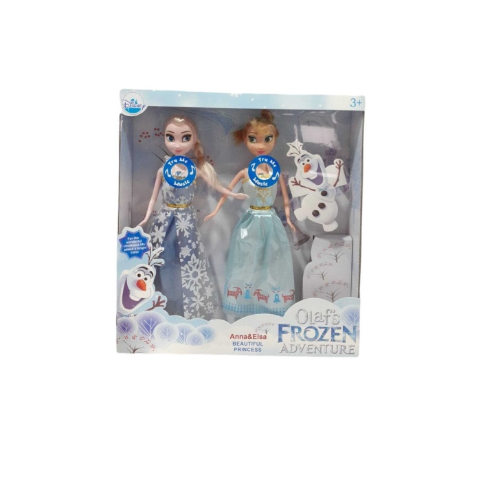 Anna Ve Elsa Sesli Müzikli Bebek Rs14288