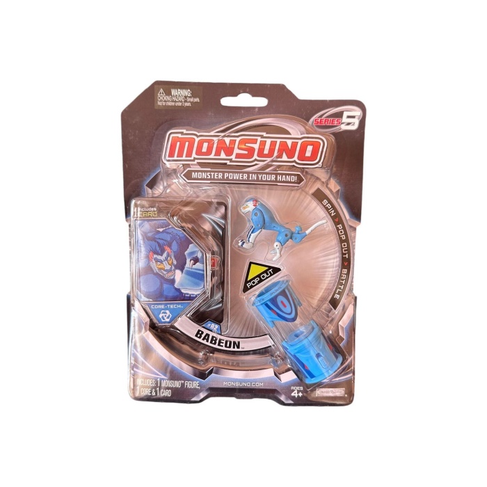 Orijinal Monsuno Figür Babeon 1 Figür,1 Kart,1 Fırlatıcı Birlikte