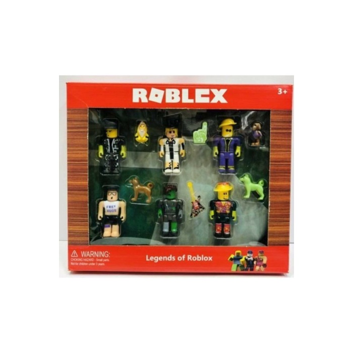 Figür Oyuncak Aksesuarlı 12 Parça Set Kutulu Robloks