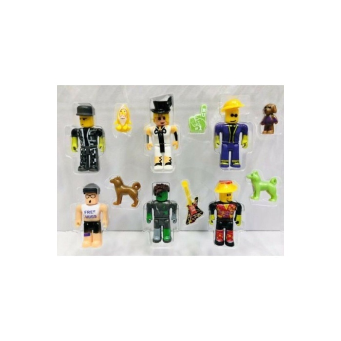 Figür Oyuncak Aksesuarlı 12 Parça Set Kutulu Robloks