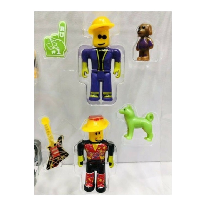 Figür Oyuncak Aksesuarlı 12 Parça Set Kutulu Robloks
