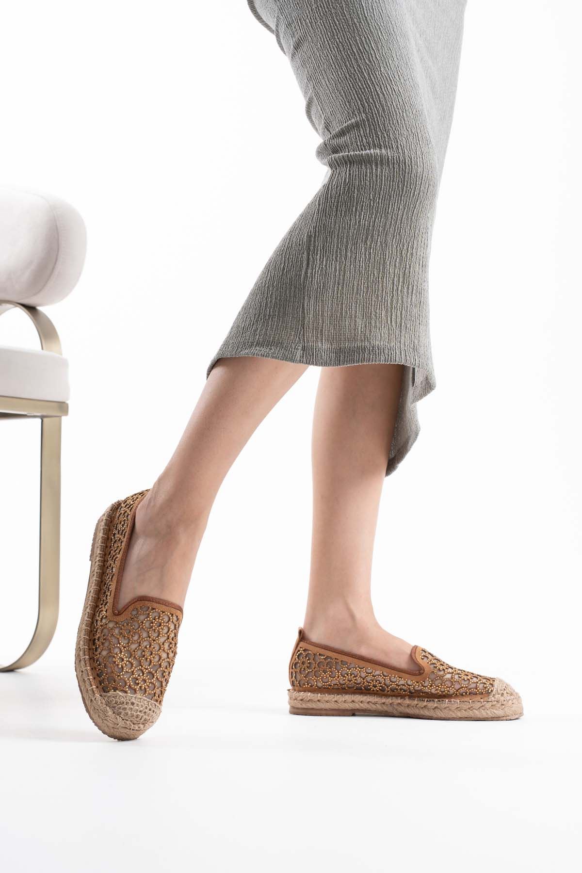 Kadın Taba Espadril Ayakkabı TR35MY07C