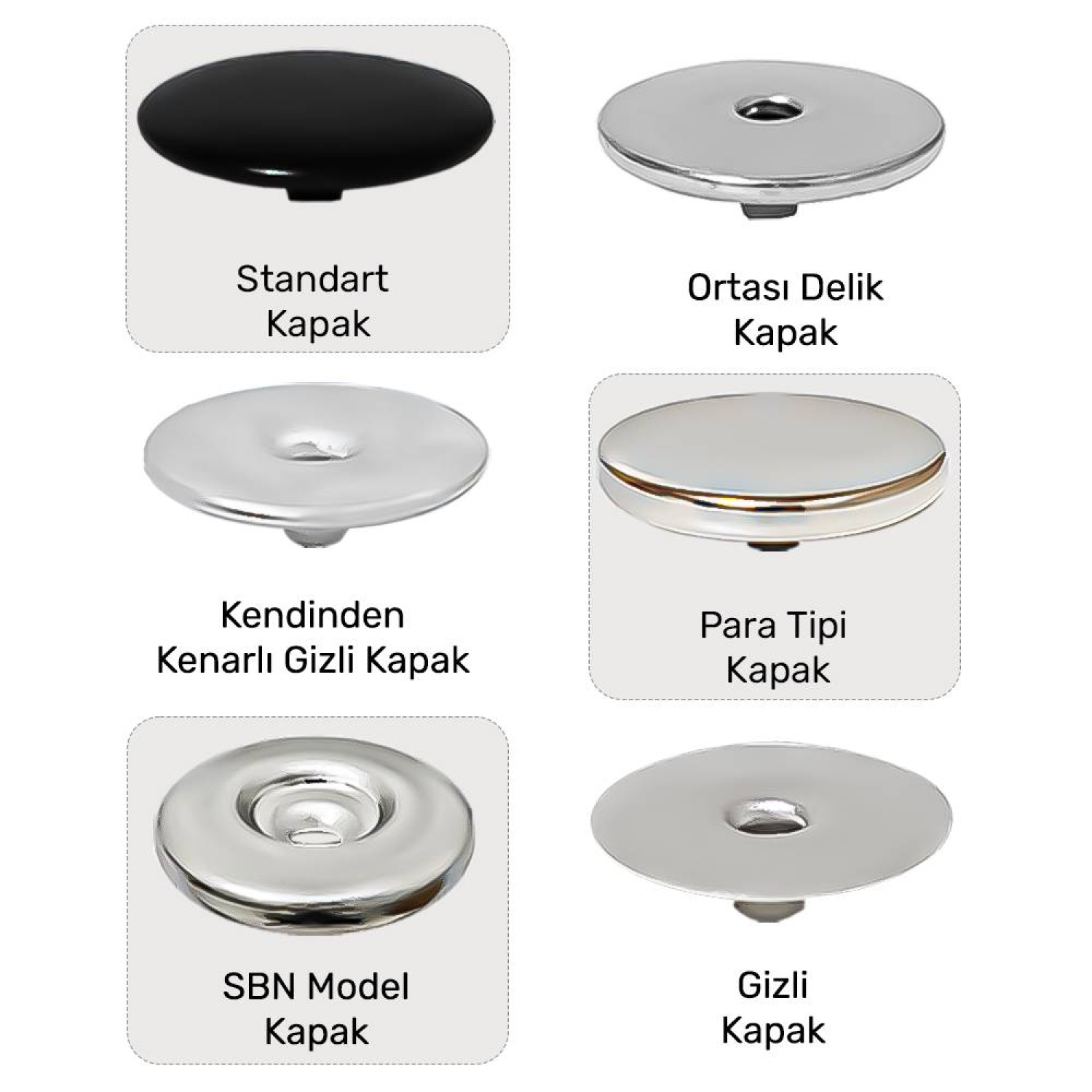 Alfa S Kapaklar - 1.000 adet