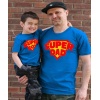 Super Dad Super Boy Baba Oğul Tişört (TEKLİ ÜRÜNDÜR KOMBİN YAPMAK İÇİN 2 ADET SEPETE EKLEYİNİZ)