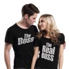 Sevgili Kombinleri The Boss The Real Boss Sevgili Tişört Tshirt