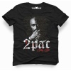 Tshirthane 2pac Thug Life Hip-hop Rap Müzik Baskılı Erkek Dar Kesim Slim Fit t-shirt