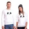 Tshirthane Panda Gözler Sevgili Kombinleri Sweatshirt Kombini