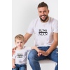 Boss Man Boss Mini Baba Oğul Kız Tshirt(Tek Ürün Fiyatıdır Kombin Yapmak için 2 Adet Sepete Ekleyini