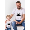 Baby Shark Baba Oğul Tshirt(Tek Ürün Fiyatıdır Kombin Yapmak için 2 Adet Sepete Ekleyiniz)