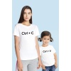 Crtl+C Ctrl+V Anne Kız & Oğul tişört (TEK ÜRÜN FİYATIDIR KOMBİN YAPMAK İÇİN 2 ADET SEPETE EKLEYİNİZ)