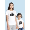 Boss Realboss Anne Kız & Oğul tişört (TEK ÜRÜN FİYATIDIR KOMBİN YAPMAK İÇİN 2 ADET SEPETE EKLEYİNİZ)