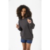 Füme Basic Oversize Kadın Kapüşonlu Hoodie 2 iplik Sweatshirt