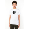 HP Logo Beyaz Çocuk Bisikletyaka Tshirt