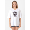 Percy Jackson The Tartarus Tour Beyaz Kadın Oversize Tshirt