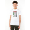 Free Palestine Beyaz Çocuk Bisikletyaka Tshirt