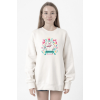 Flowered Feminism Hand Beyaz Kadın 2ip Sweatshirt