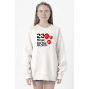 23 Nisan Balon Beyaz Kadın 2ip Sweatshirt