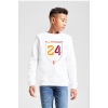 24 Şampiyonluk Beyaz Çocuk 2ip Sweatshirt