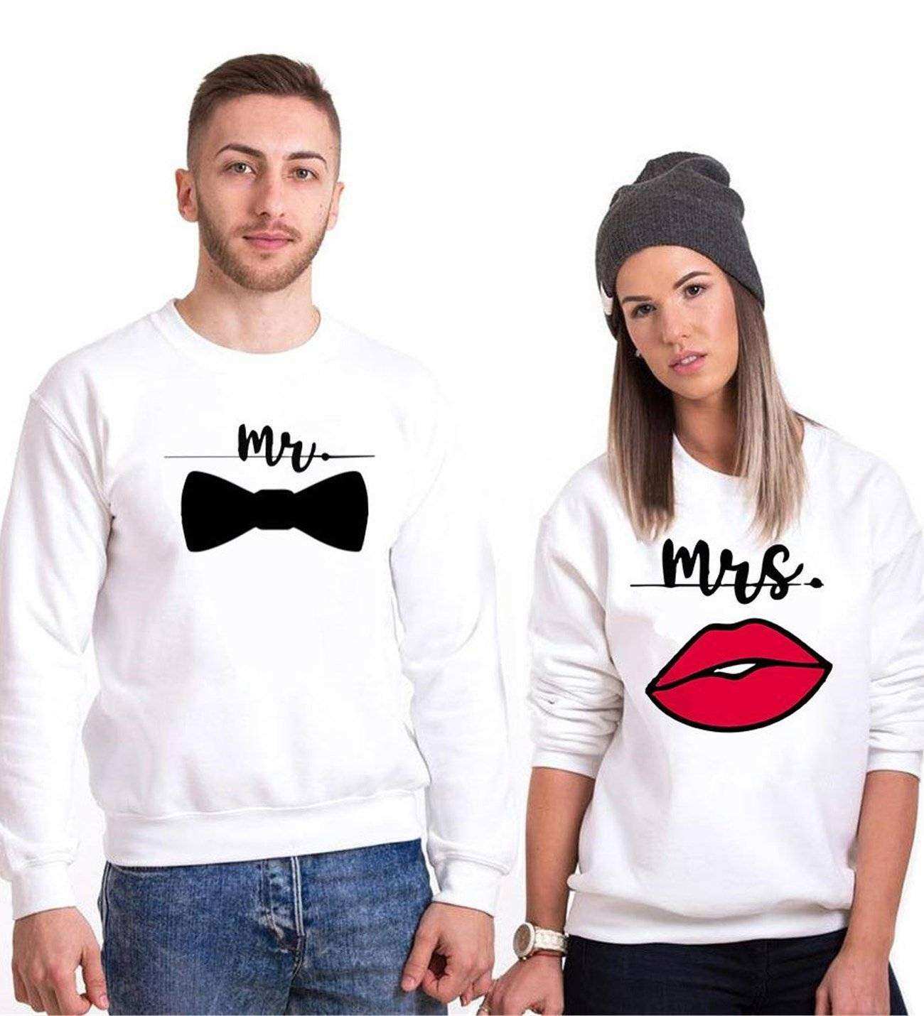 Tshirthane Mr.Papyon Mrs. Sevgili Kombinleri Sweatshirt Kombini