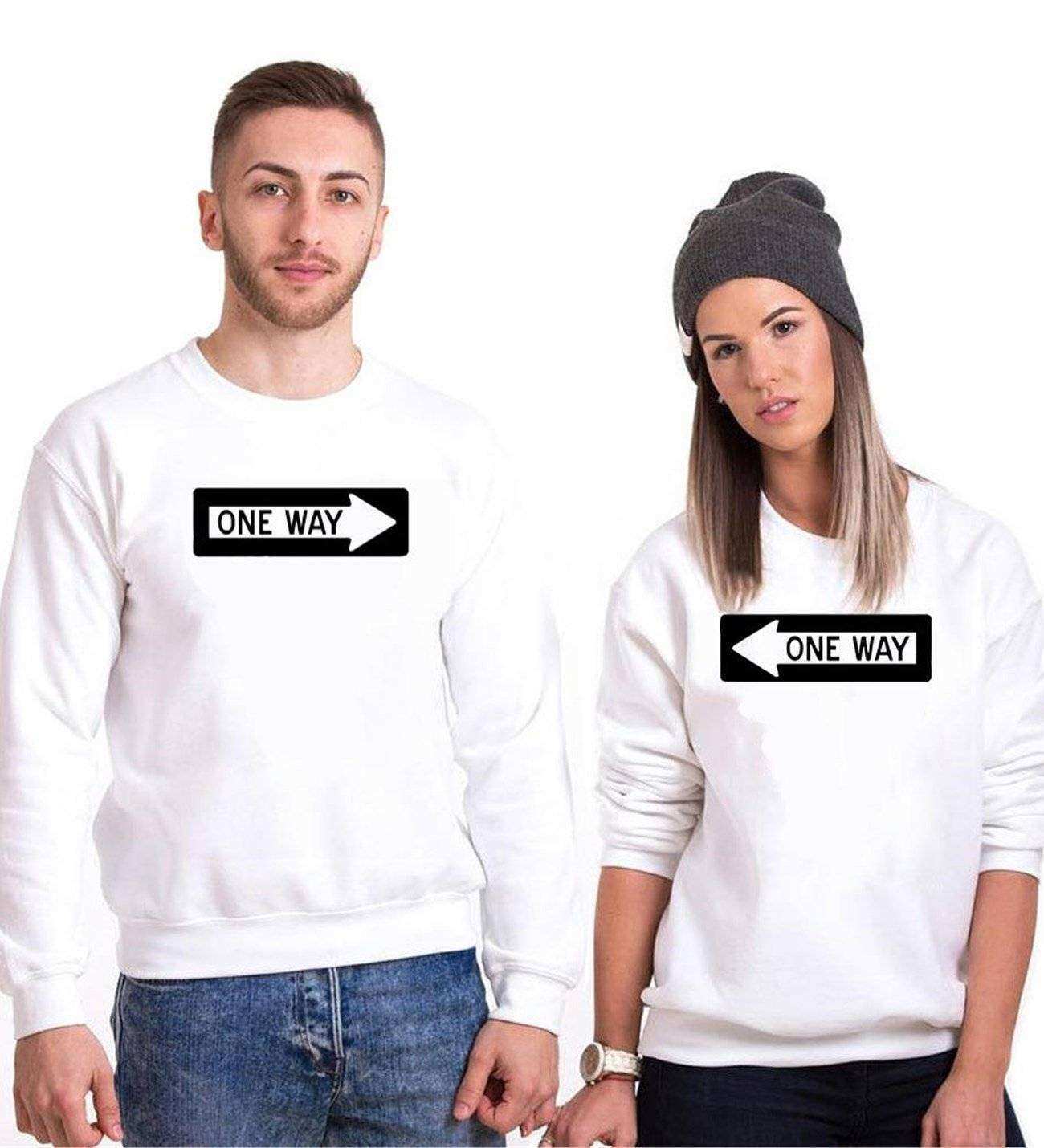 Tshirthane Tek Yönüm Sevgili Kombinleri Sweatshirt Kombini