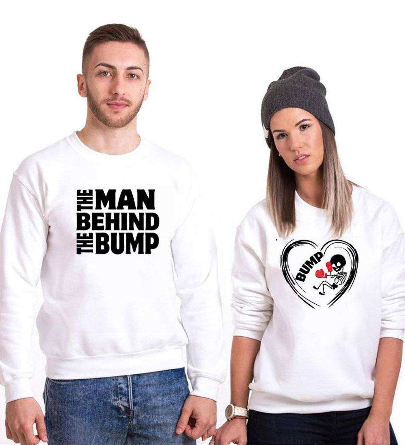 Tshirthane The Man Bump Sevgili Kombinleri Sweatshirt Kombini