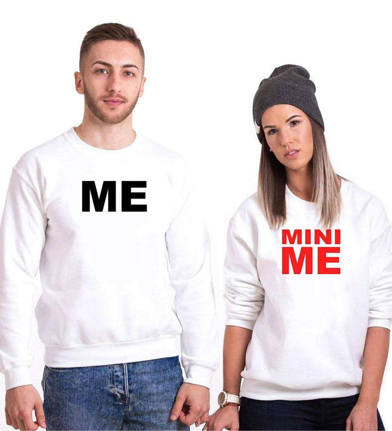 Tshirthane Me Mini Me Sevgili Kombinleri Sweatshirt Kombini