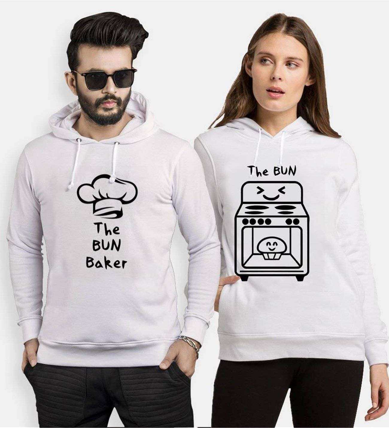 Tshirthane The Bun Baker Sevgili Kombinleri Kapüşonlu Kombini