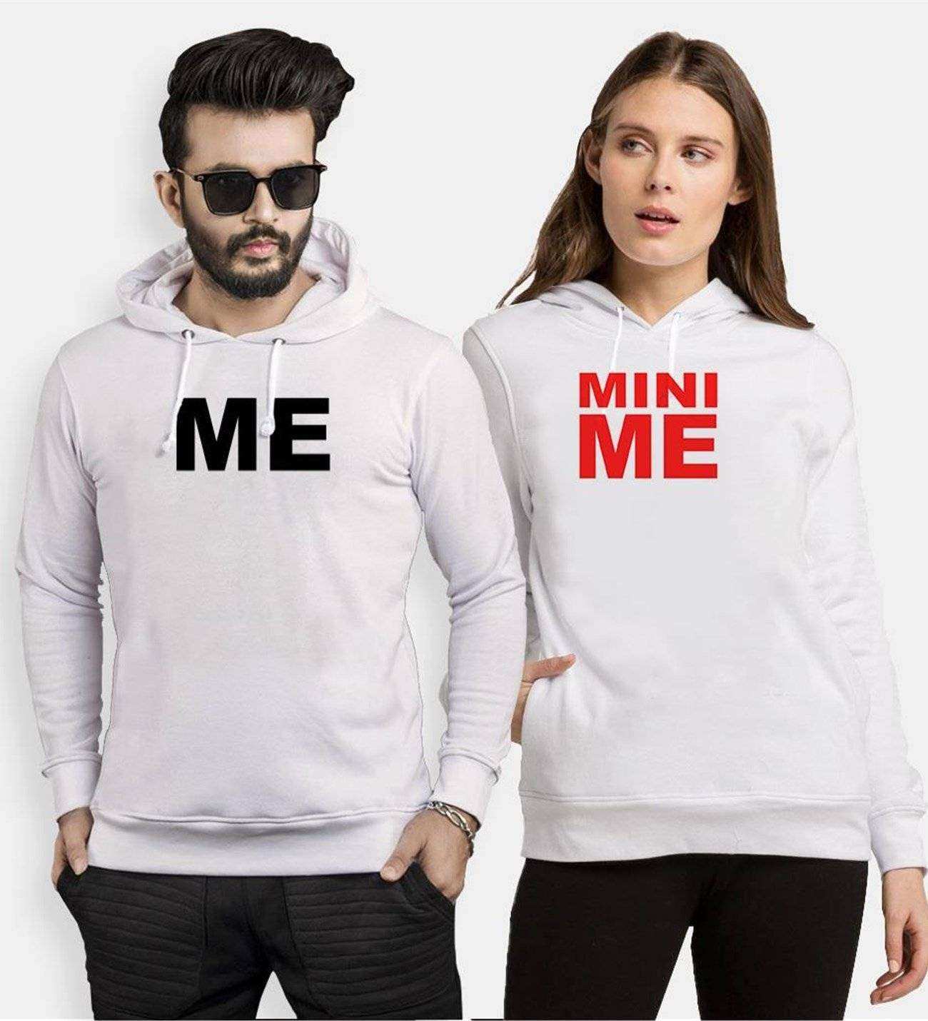 Tshirthane Me Mini Me Sevgili Kombinleri Kapüşonlu Kombini