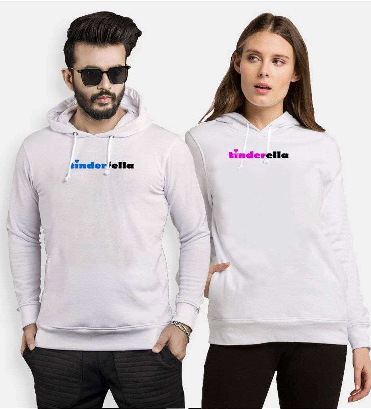 Tshirthane  Tinderfella Tindirella Sevgili Kombinleri Kapüşonlu Kombini