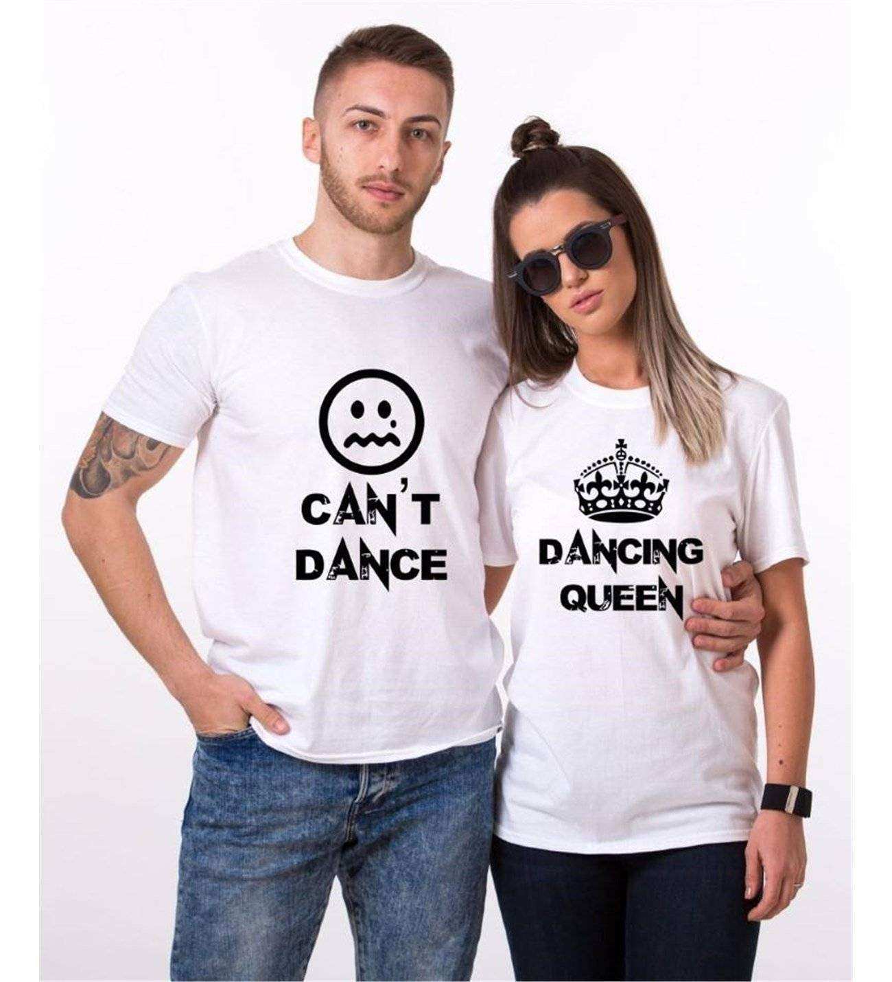 Tshirthane Dancing Dange  Sevgili Kombinleri Tshirt Kombini