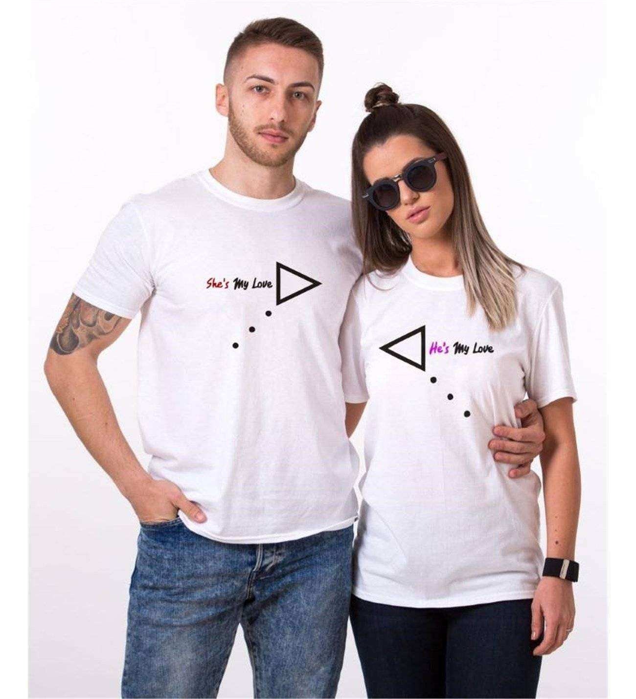 Tshirthane My Love Ok Sevgili Kombinleri Tshirt Kombini