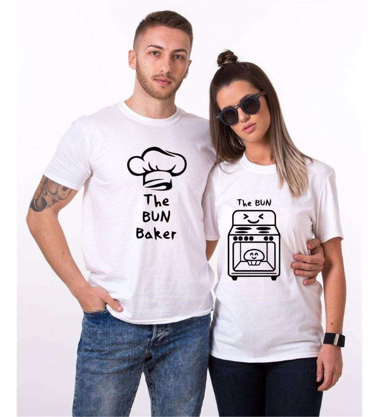 Tshirthane The Bun Baker Sevgili Kombinleri Tshirt Kombini