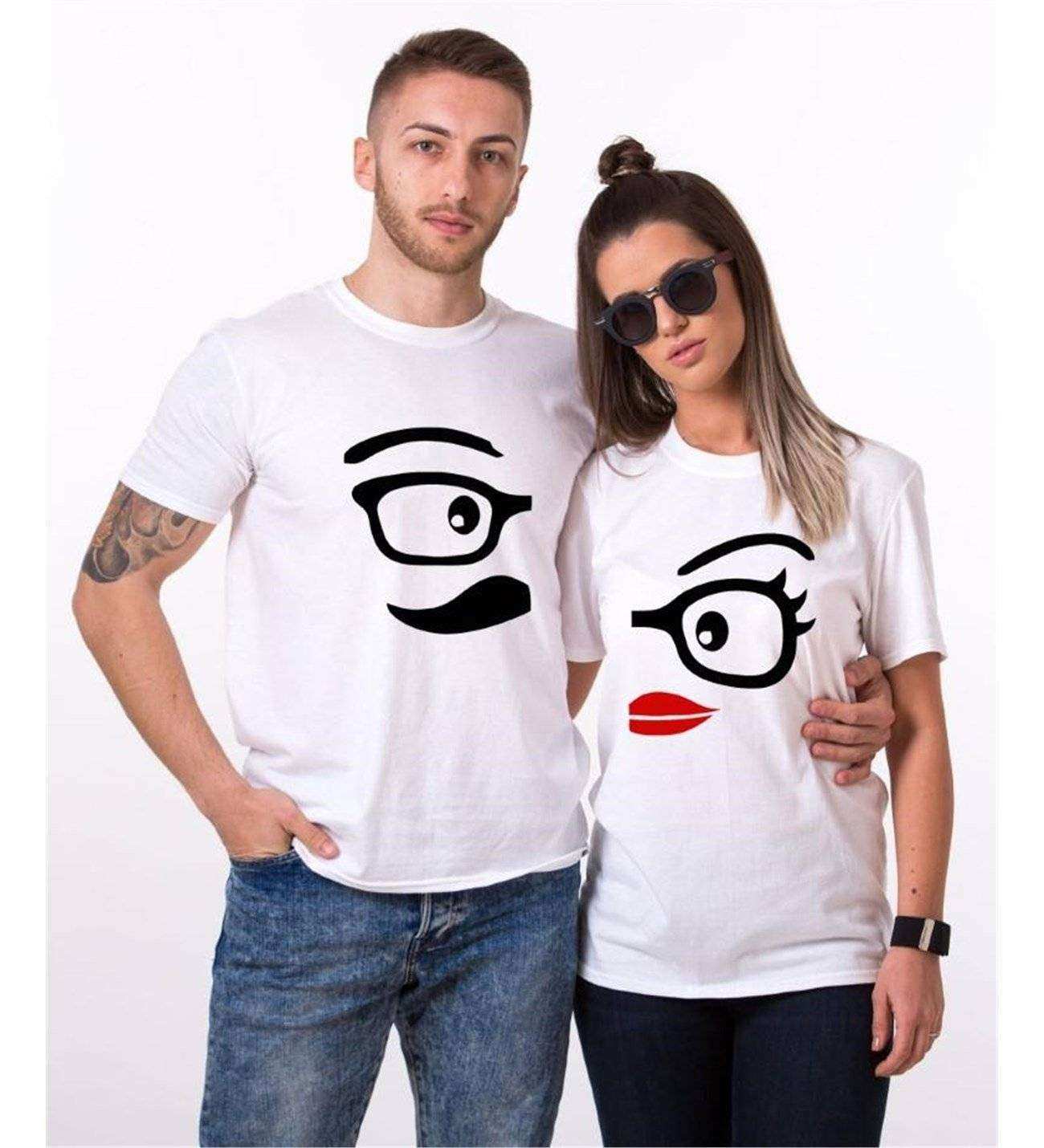 Tshirthane Glasses Gözlük Sevgili Kombinleri Tshirt Kombini