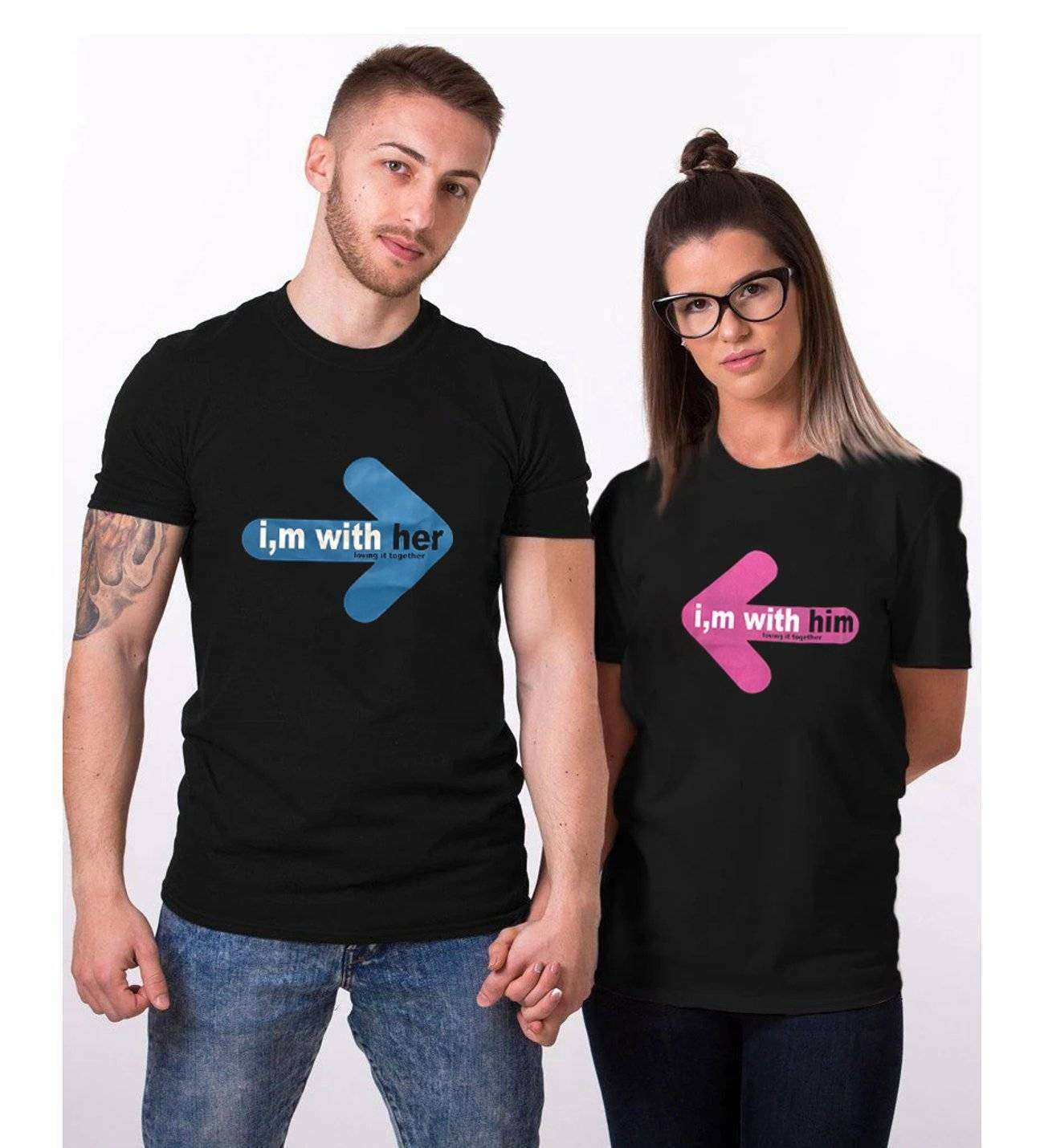 Tshirthane Sevgili Tshirt Kombini- Together