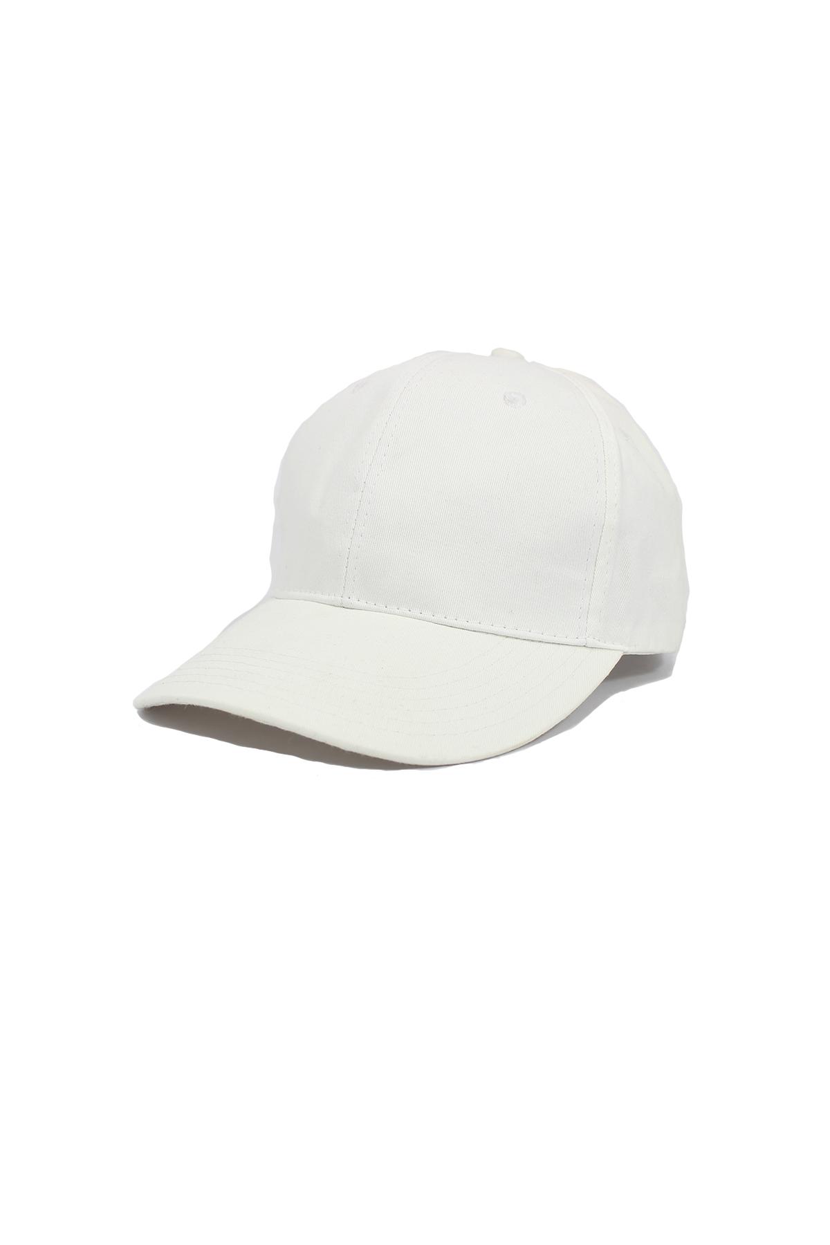 Sade Beyaz (Cırtcırtlı) Şapka