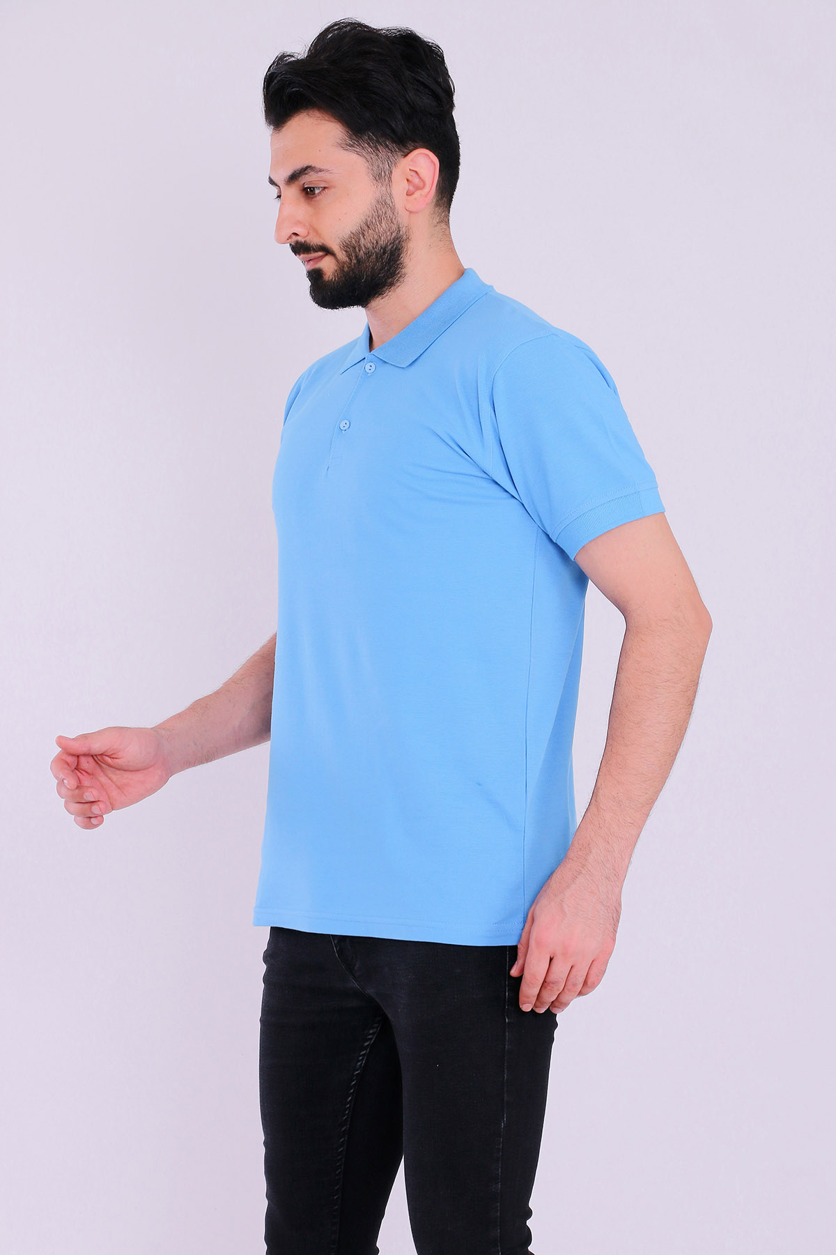 Mavi Basic Polo Yaka Erkek Tshirt