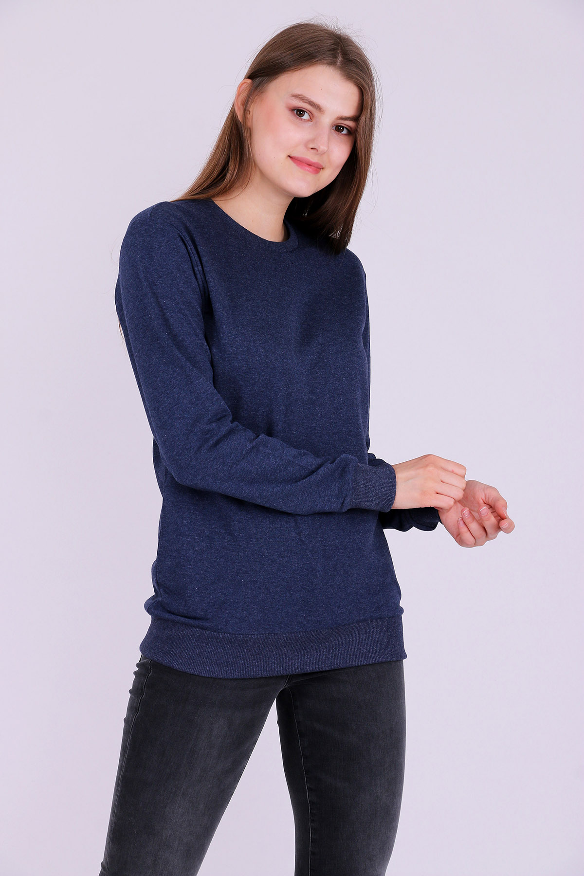 İndigo Basic Kadın 2 iplik Sweatshirt