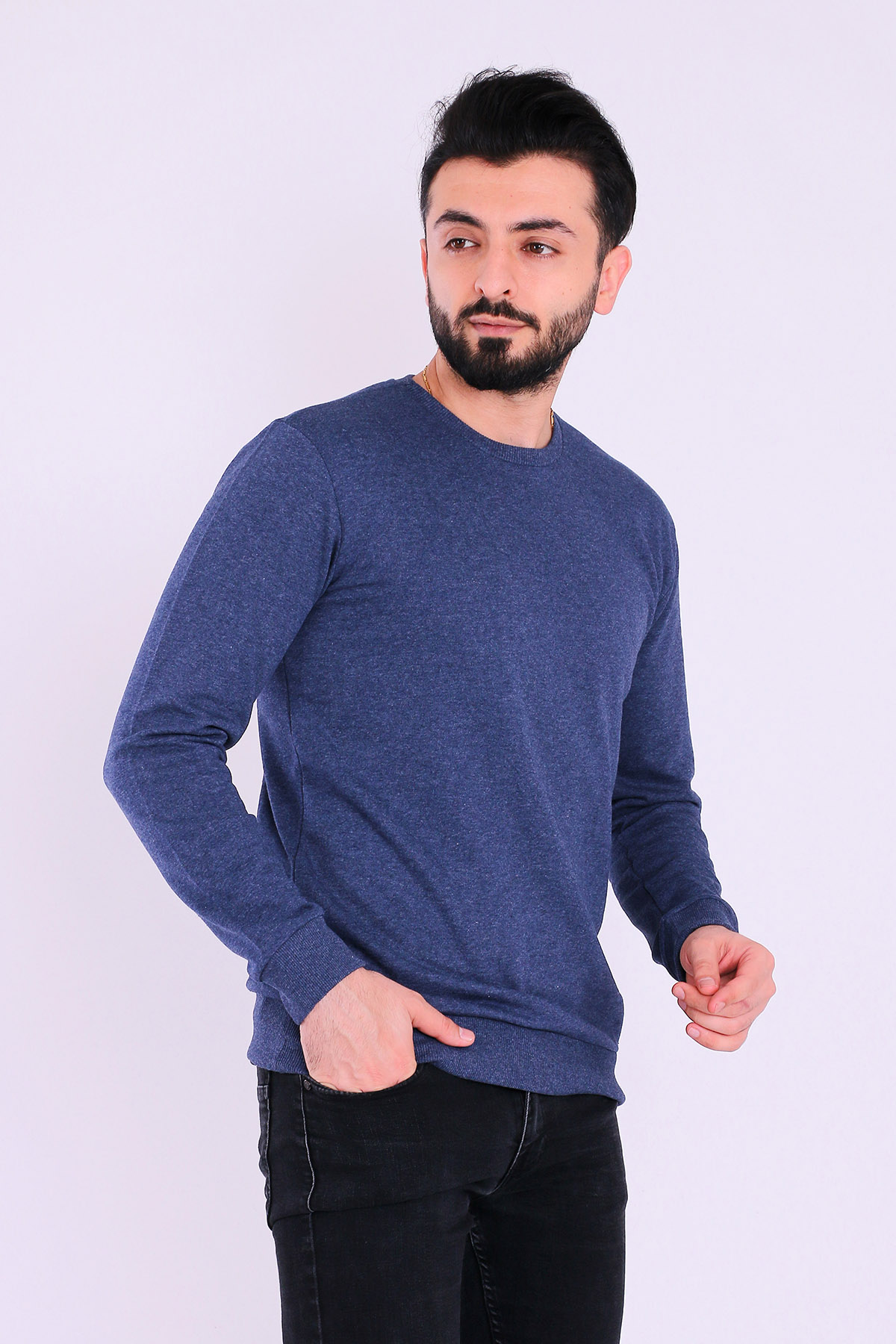 İndigo Basic Erkek 2 iplik Sweatshirt