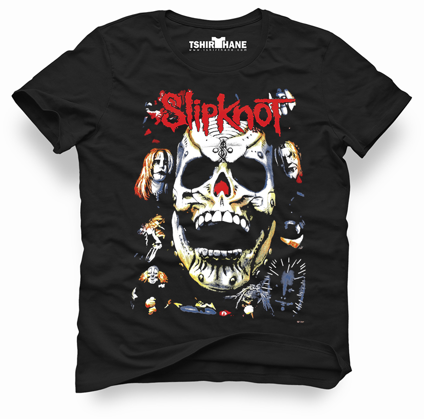 Tshirthane Slipknot Mask Erkek Tshirt