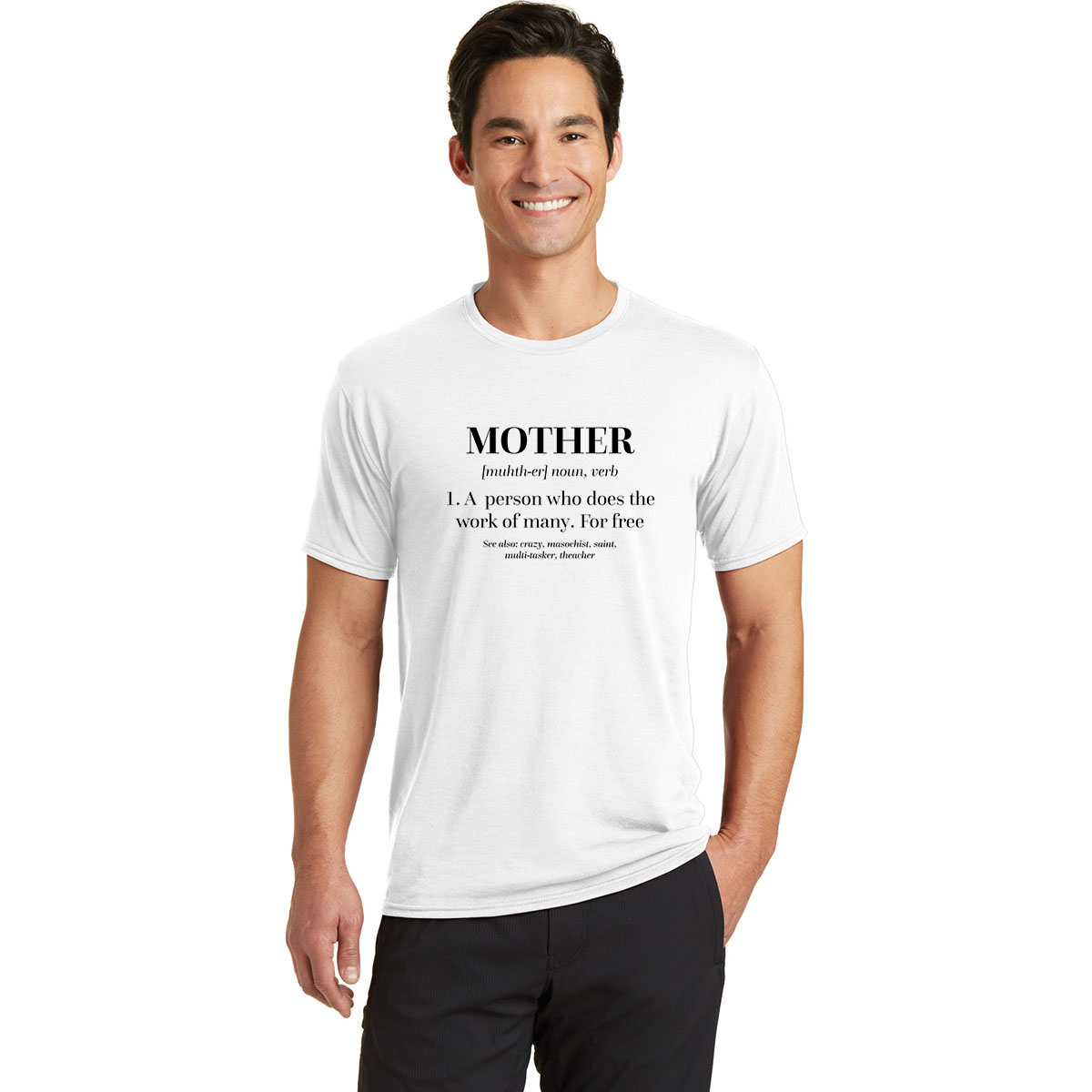 Anneler Günü Mother Day Beyaz Erkek Tshirt