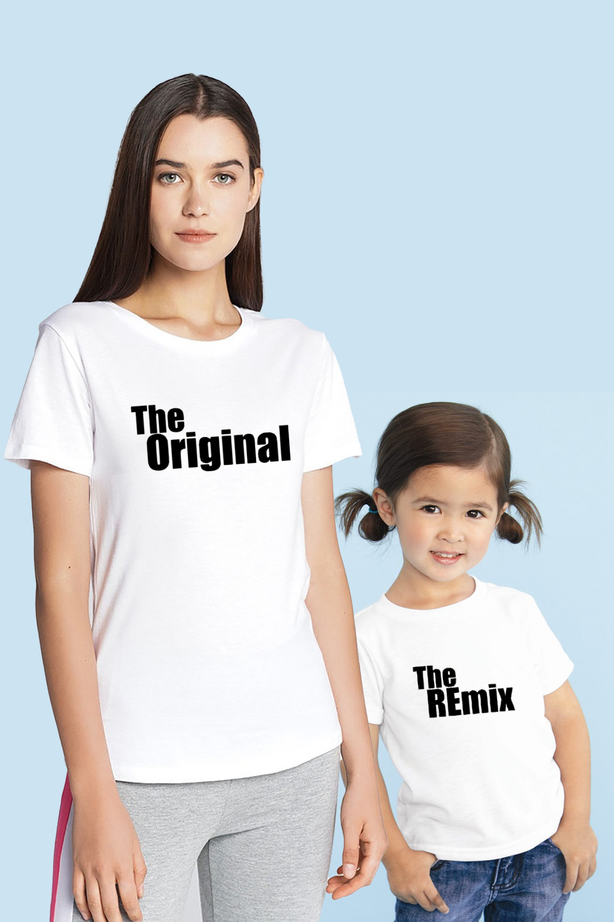 Original Remix Anne Kız & Oğul tişört (TEK ÜRÜN FİYATIDIR KOMBİN YAPMAK İÇİN 2 ADET SEPETE EKLEYİNİZ
