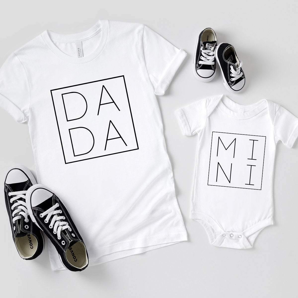 Baba Oğul Dada Mini Zıbın Tshirt (Tek Ürün Fiyatıdır Kombin Yapmak için 2 Adet Sepete Ekleyiniz)